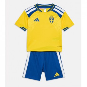 Sverige Hemmakläder Barn VM 2026 Kortärmad (+ Korta byxor)